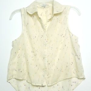 Free Bird Sleeveless Sheer Top